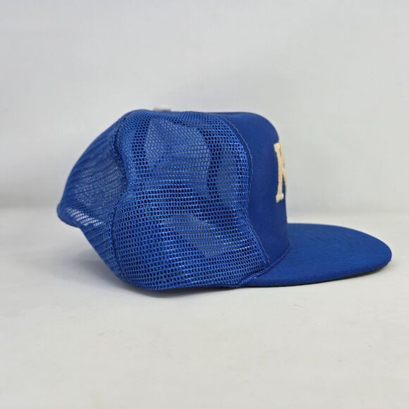 Kansas City Royals Trucker Cap Mesh 1980s Retro Snapback Universal Industries - Picture 6 of 13